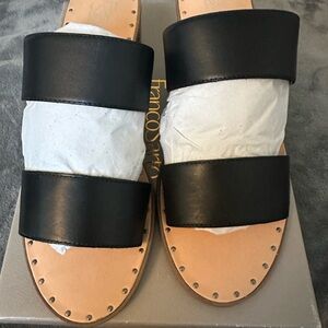 Franco Sarto NWT Black Kiki Sandals Size 9.5